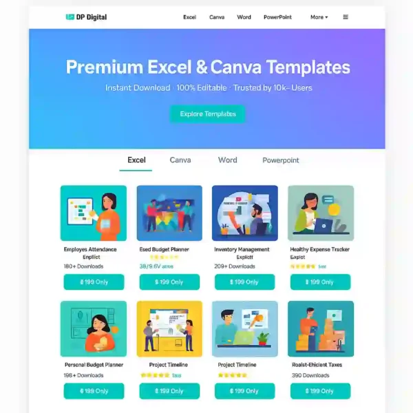 GP Digital – Digital Product Selling Website Template For GeneratePress